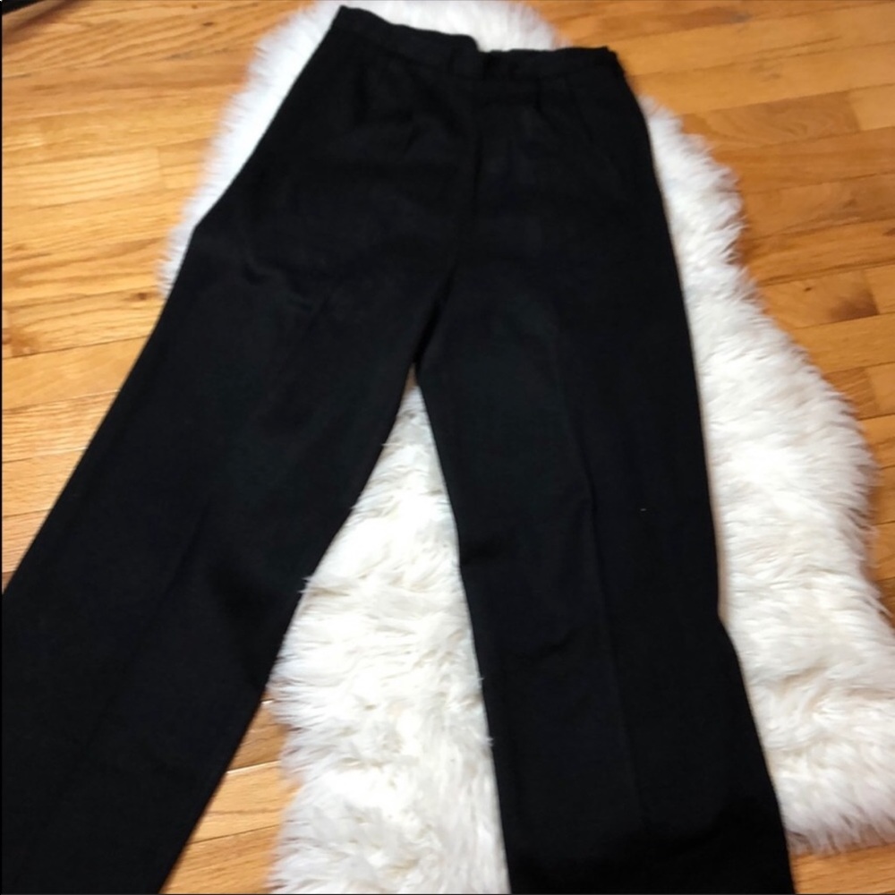Andrew David Pleated Wool Pants Size 4 - Picture 3 of 4